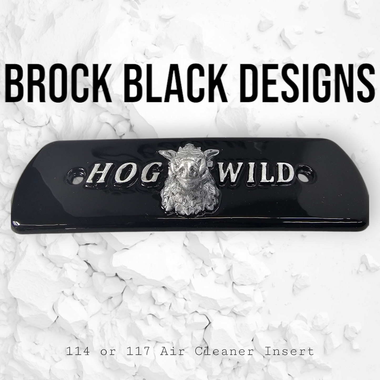 114 or 117 Hog wild themed air cleaner insert