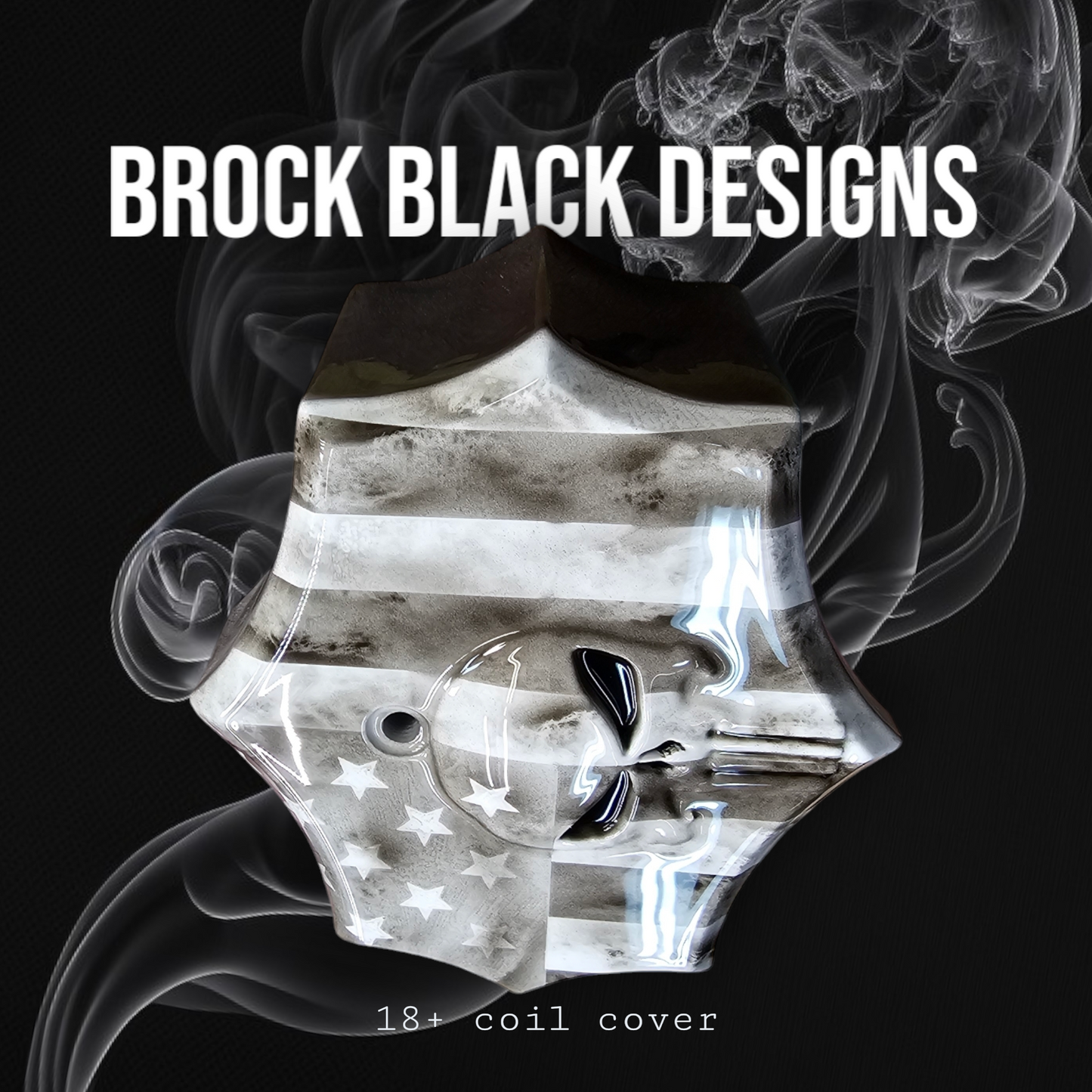 18+ punisher themed Coil Cover