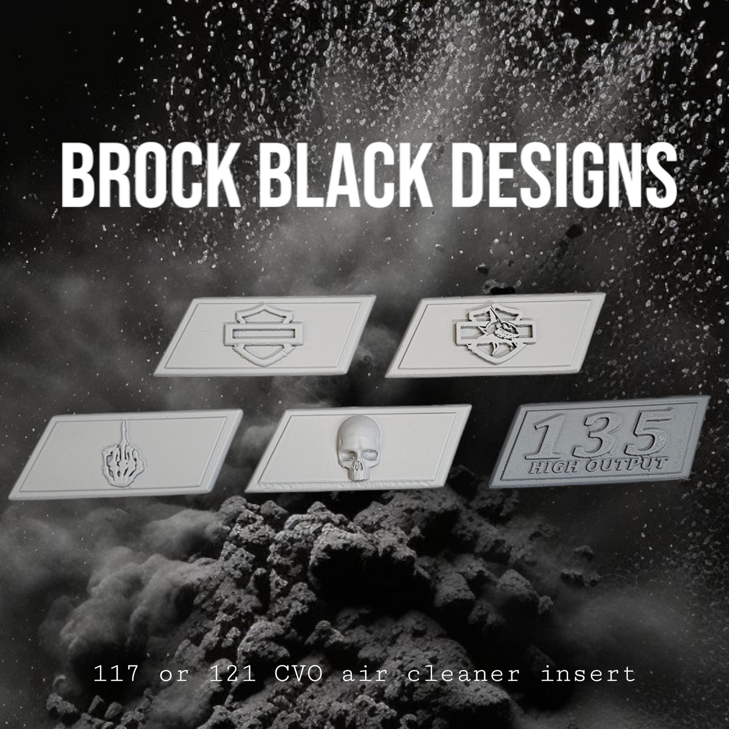 117 or 121  air cleaner insert 3D motor size