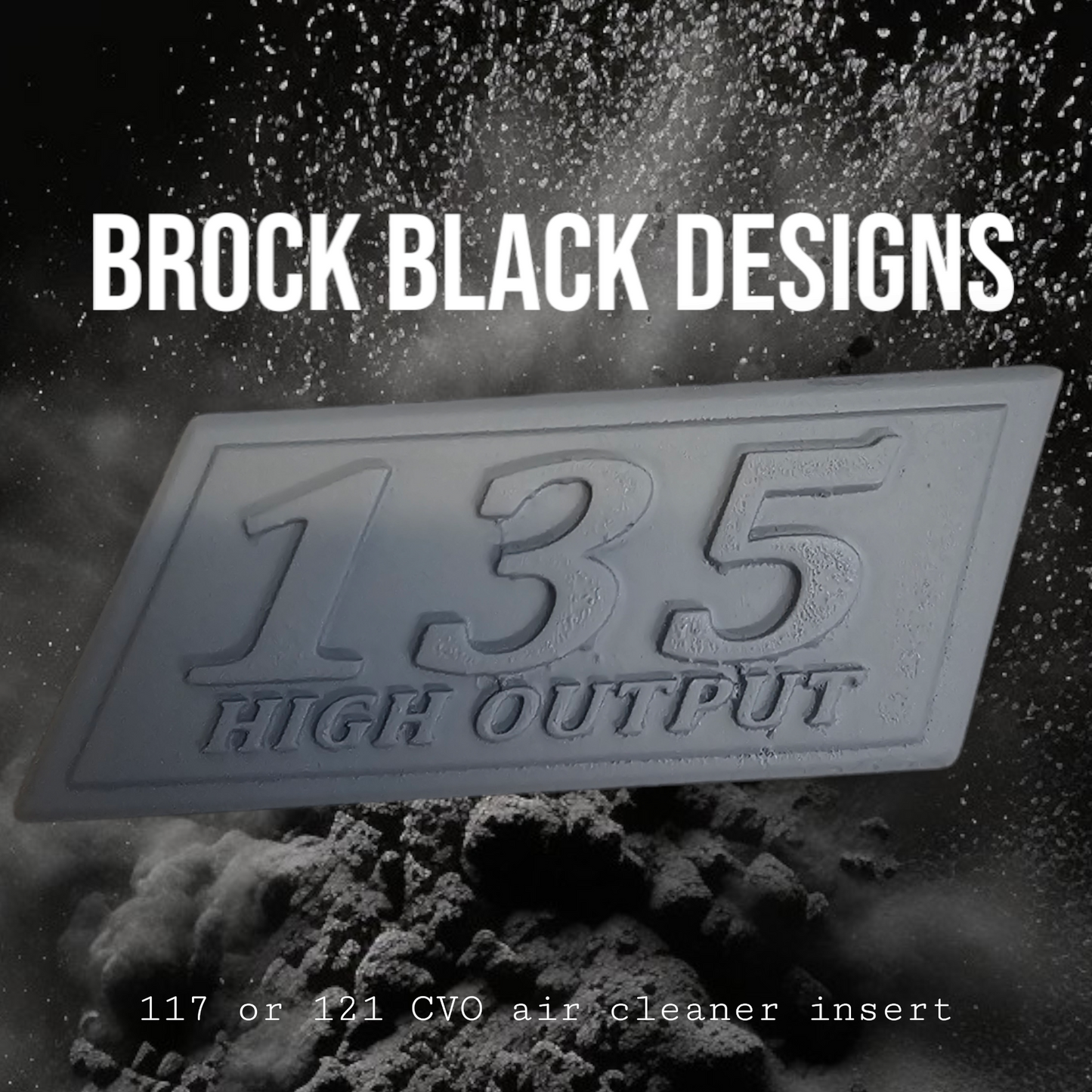 117 or 121  air cleaner insert 3D motor size