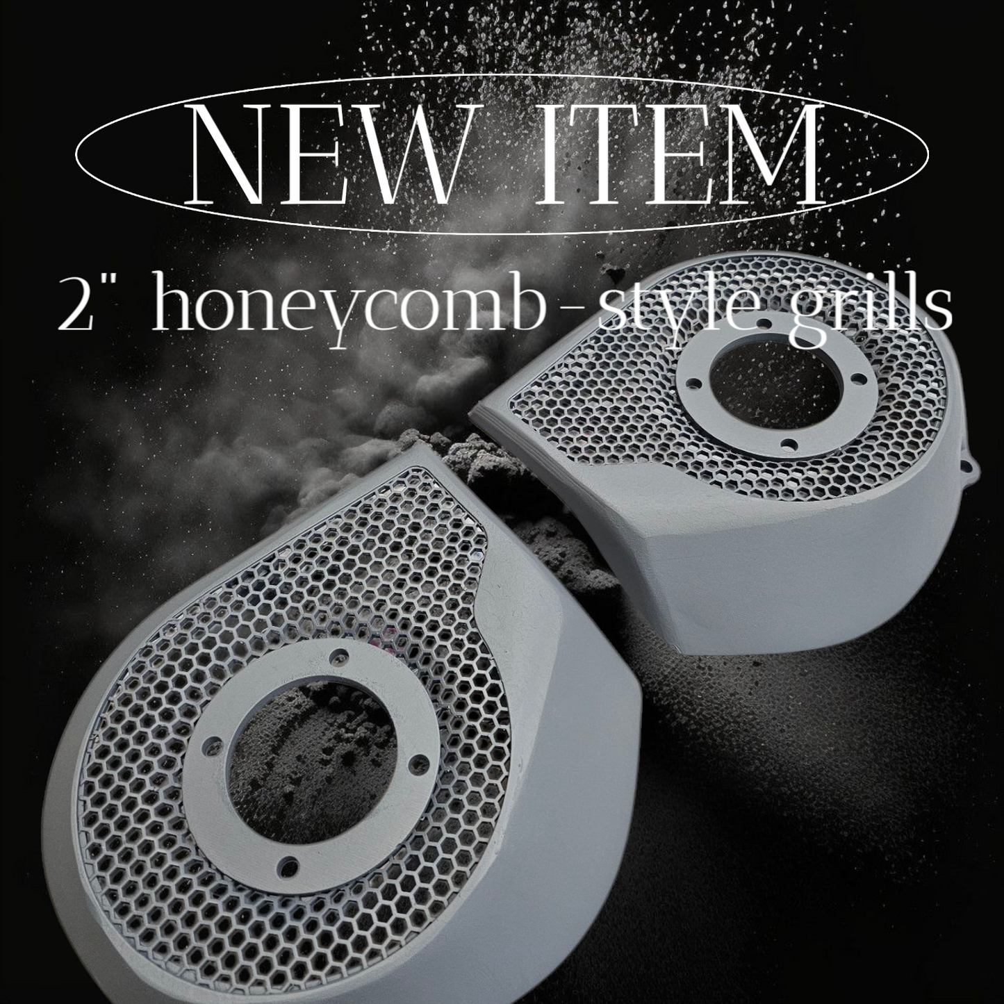 2024+ Street Glide with 2" tweeter speakers grill covers set