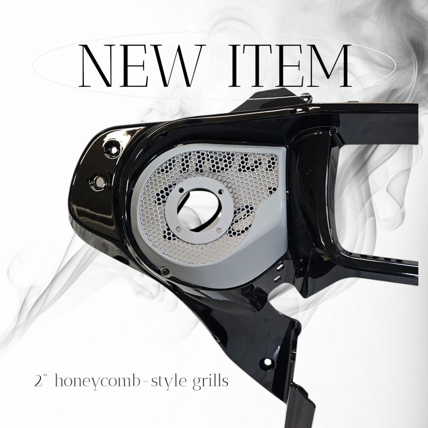 2024+ Street Glide with 2" tweeter speakers grill covers set