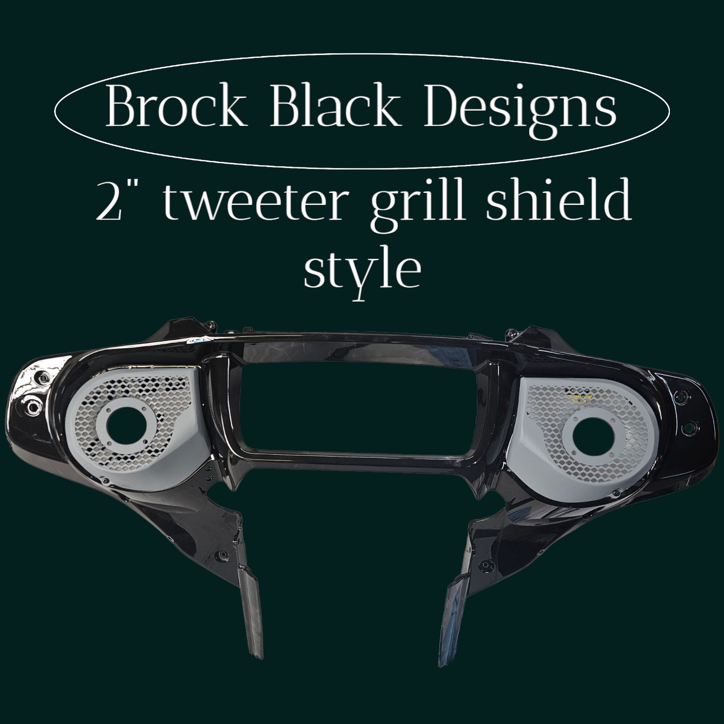 2024+ Street Glide with 2" tweeter speakers grill covers set