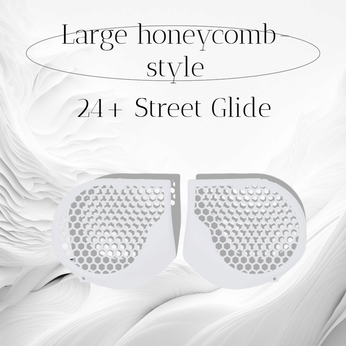 97-25+ Touring 3D brass knuckles speakers grill covers set