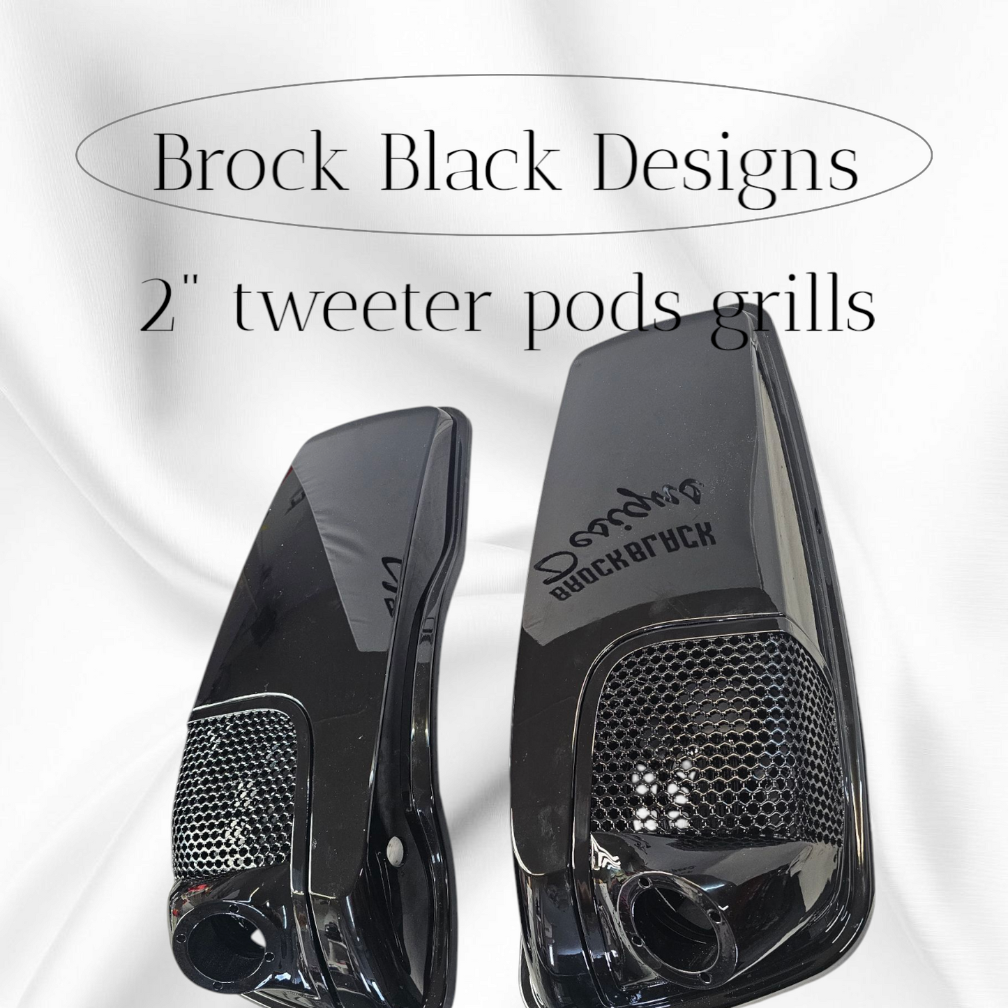 14-24 Harley Davidson bag lid Speaker Grill Cover 2" tweeter