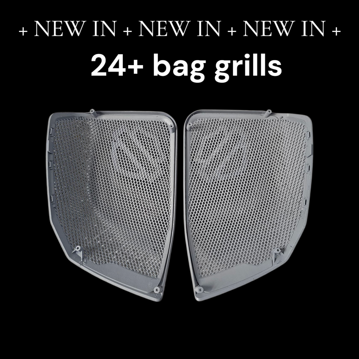 24+ Harley Davidson bag lid Speaker Grill Cover Guard shield theme