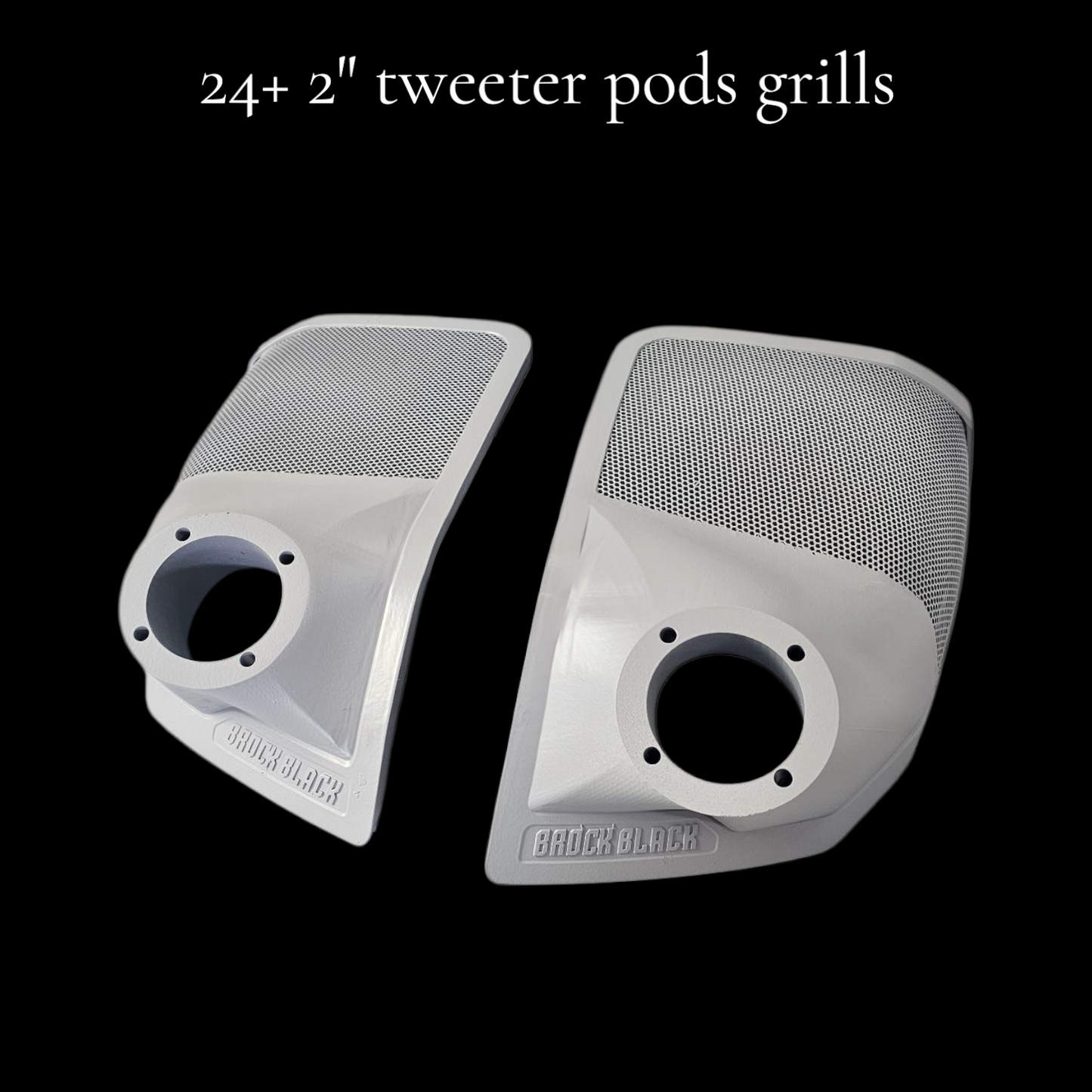 24+ Harley Davidson bag lid Speaker Grill Cover 2" tweeter