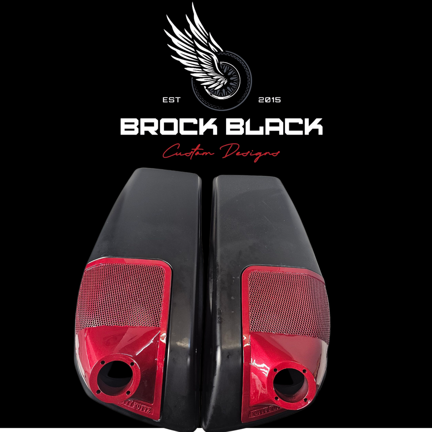 24+ Harley Davidson bag lid Speaker Grill Cover 2" tweeter