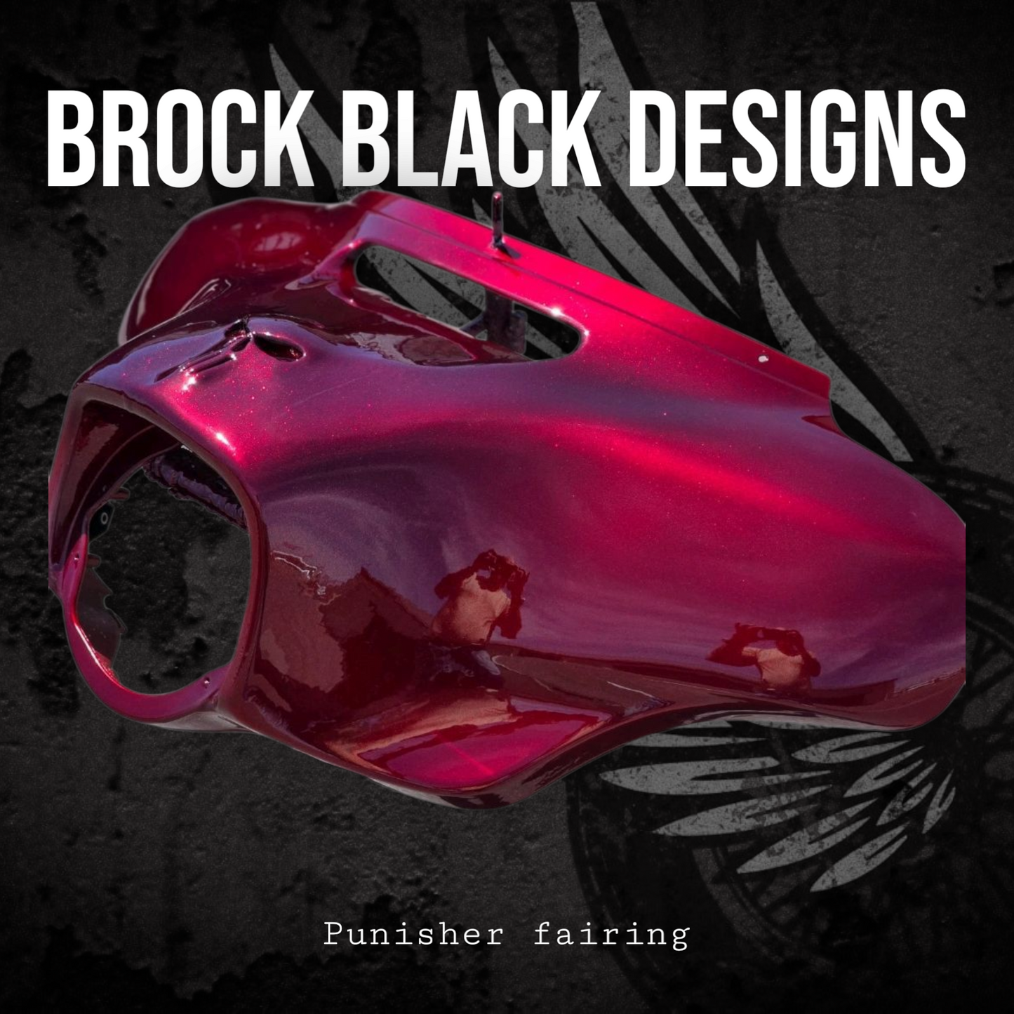 Harley davidson Punisher fairing batwing
