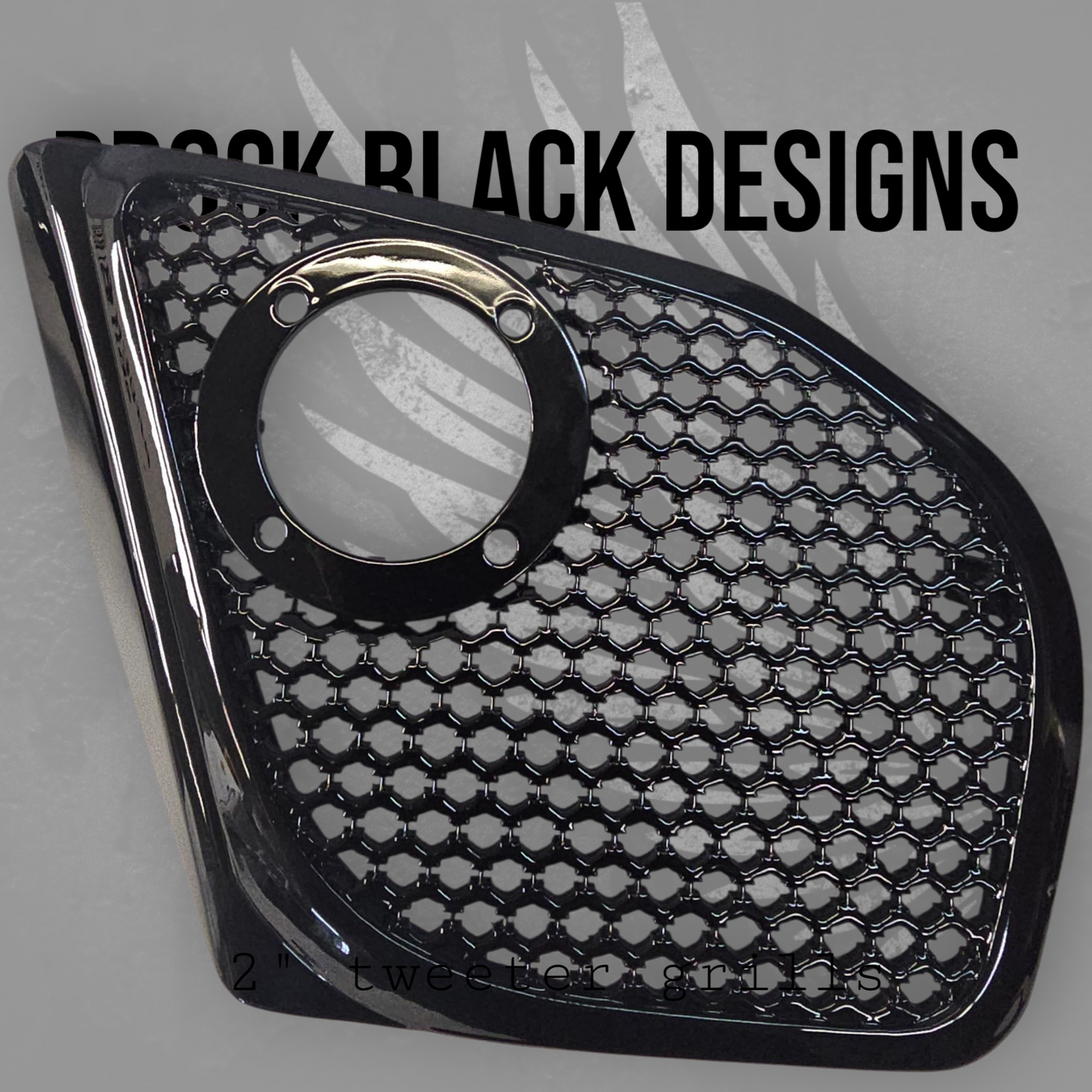 2024+ Road Glide with 2" tweeter speakers grill covers set