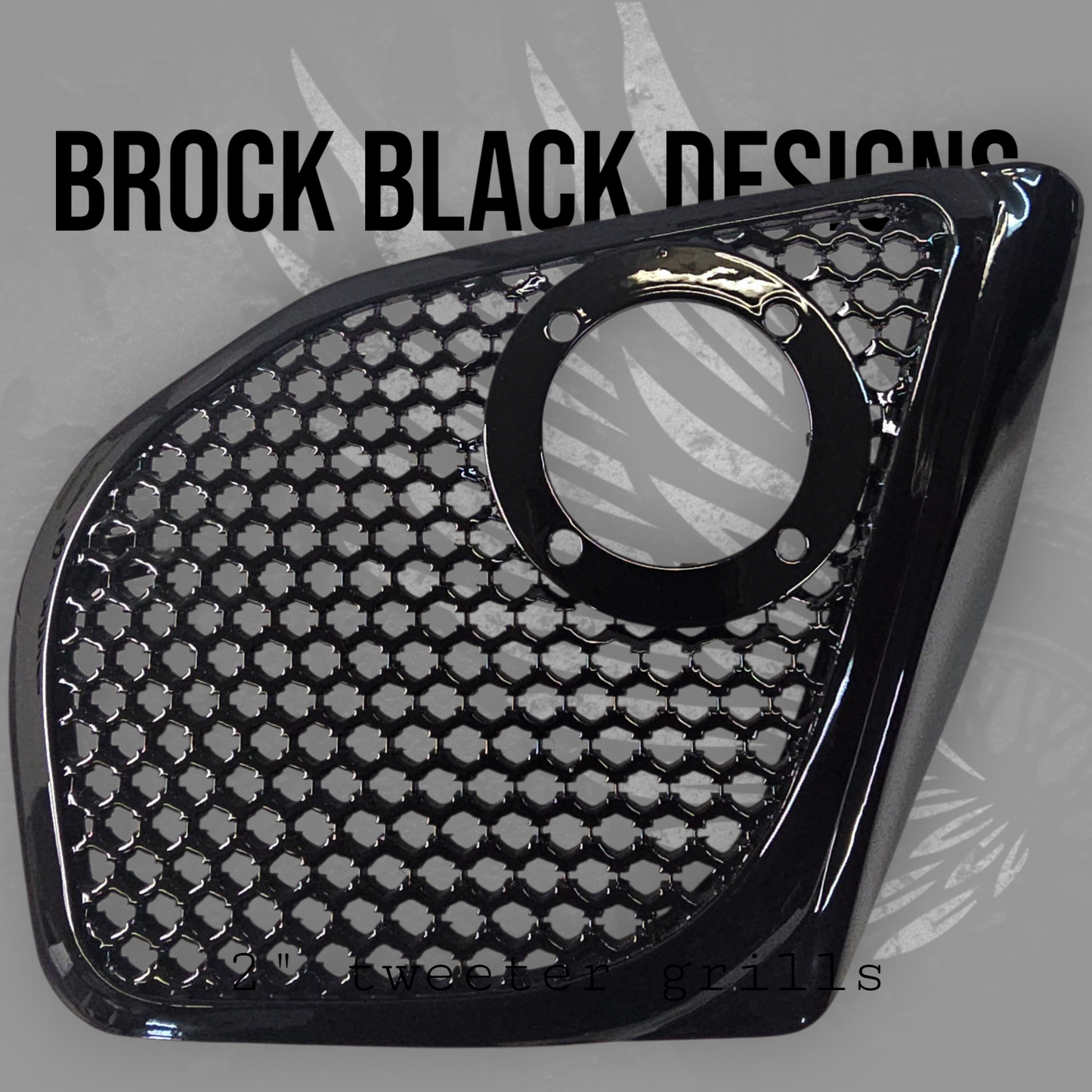 2024+ Road Glide with 2" tweeter speakers grill covers set