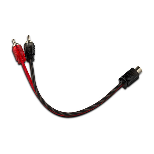 Level 1 RCA 100% Copper OFC Y Connector – 1 Female / 2 Male