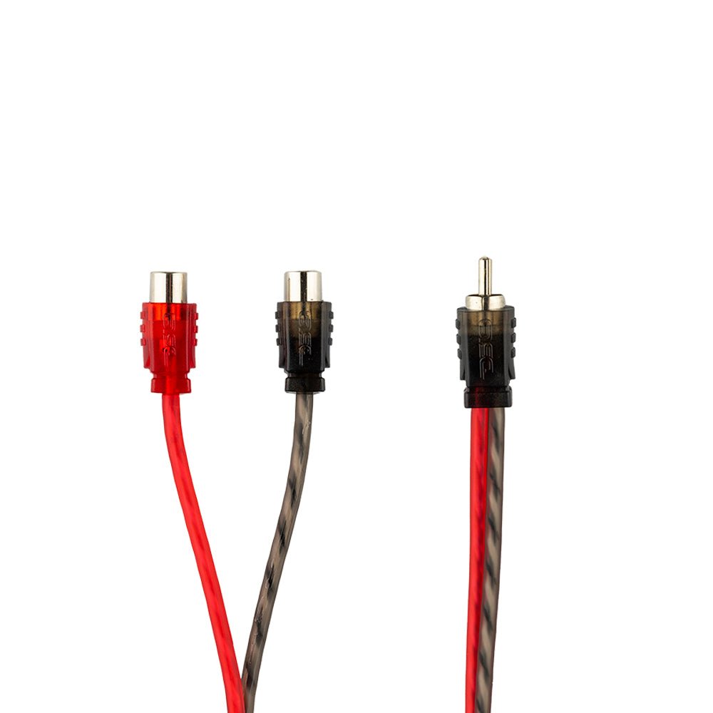 Level 1 RCA 100% Copper OFC Y Connector – 1 Male / 2 Female