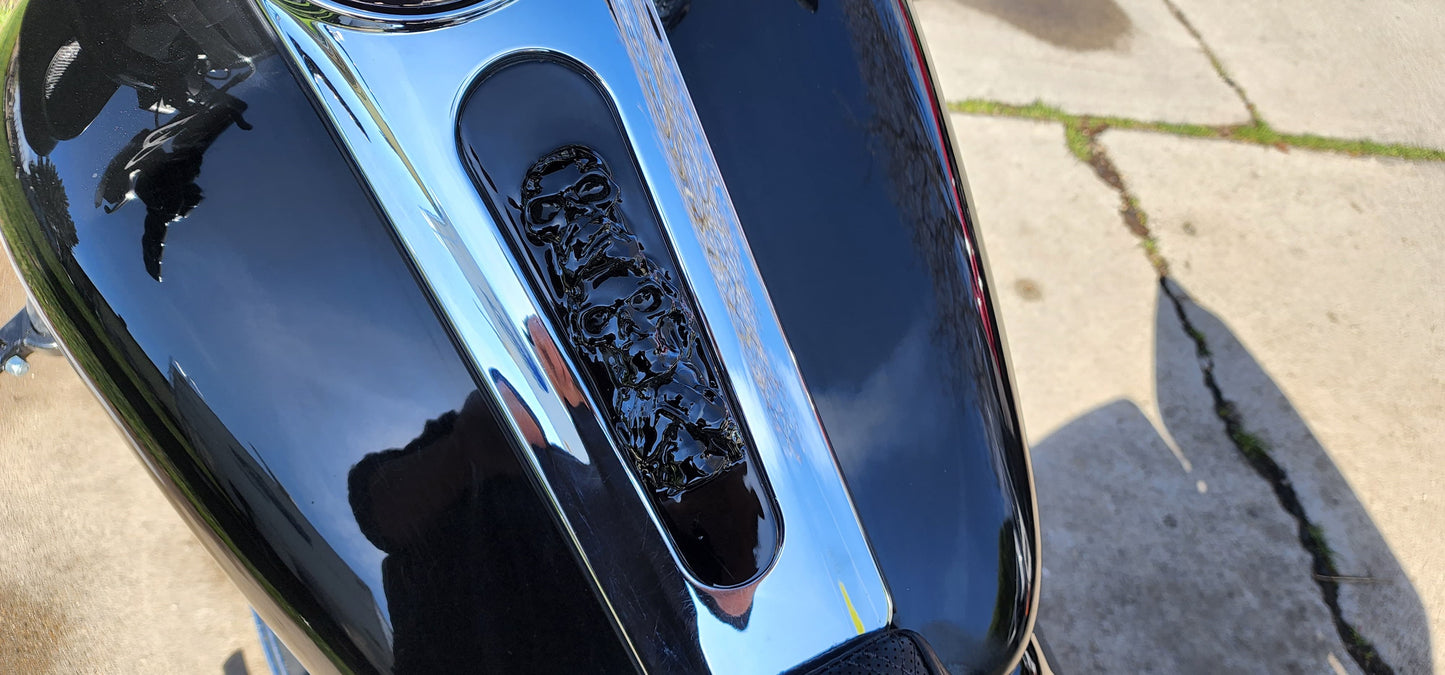 08+ touring console insert 3D see no evil