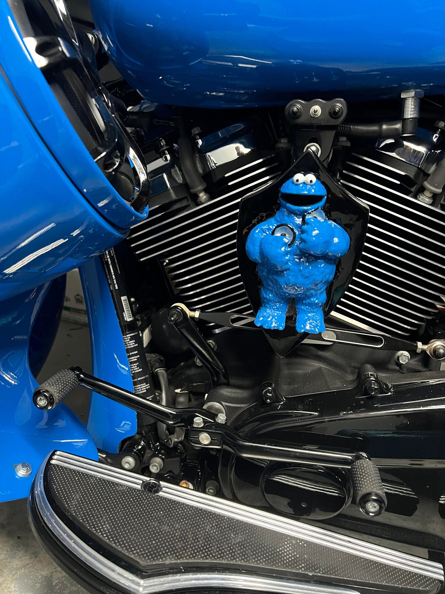 3D cookie monster horn cover