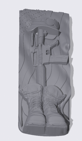 08+ Ultra/Electra glide touring console insert 3D Soldiers cross