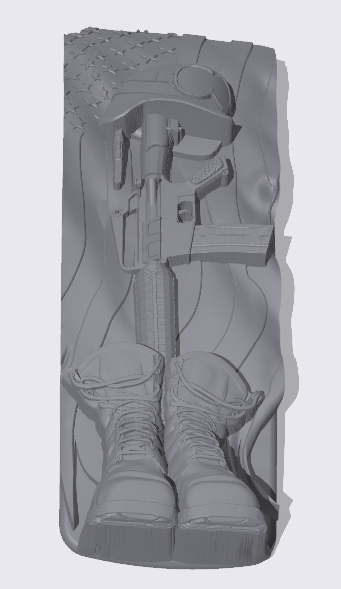 08+ Ultra/Electra glide touring console insert 3D Soldiers cross