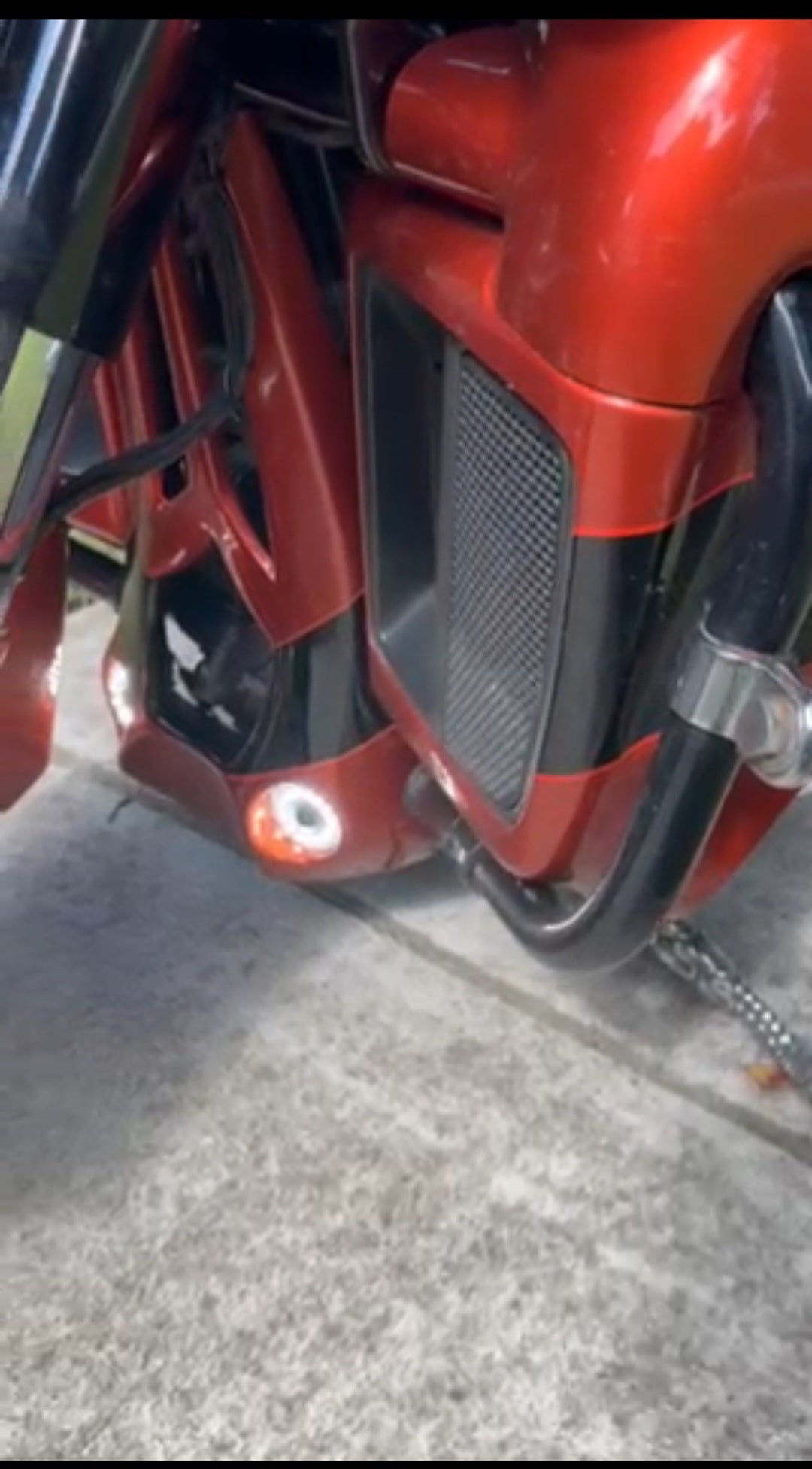 Harley chin spoiler NON RAKED