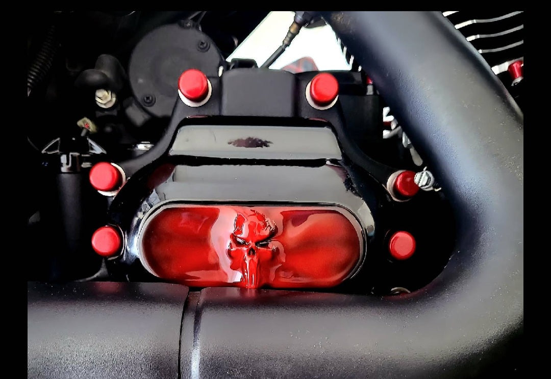 Transmission insert 3D Punisher skull