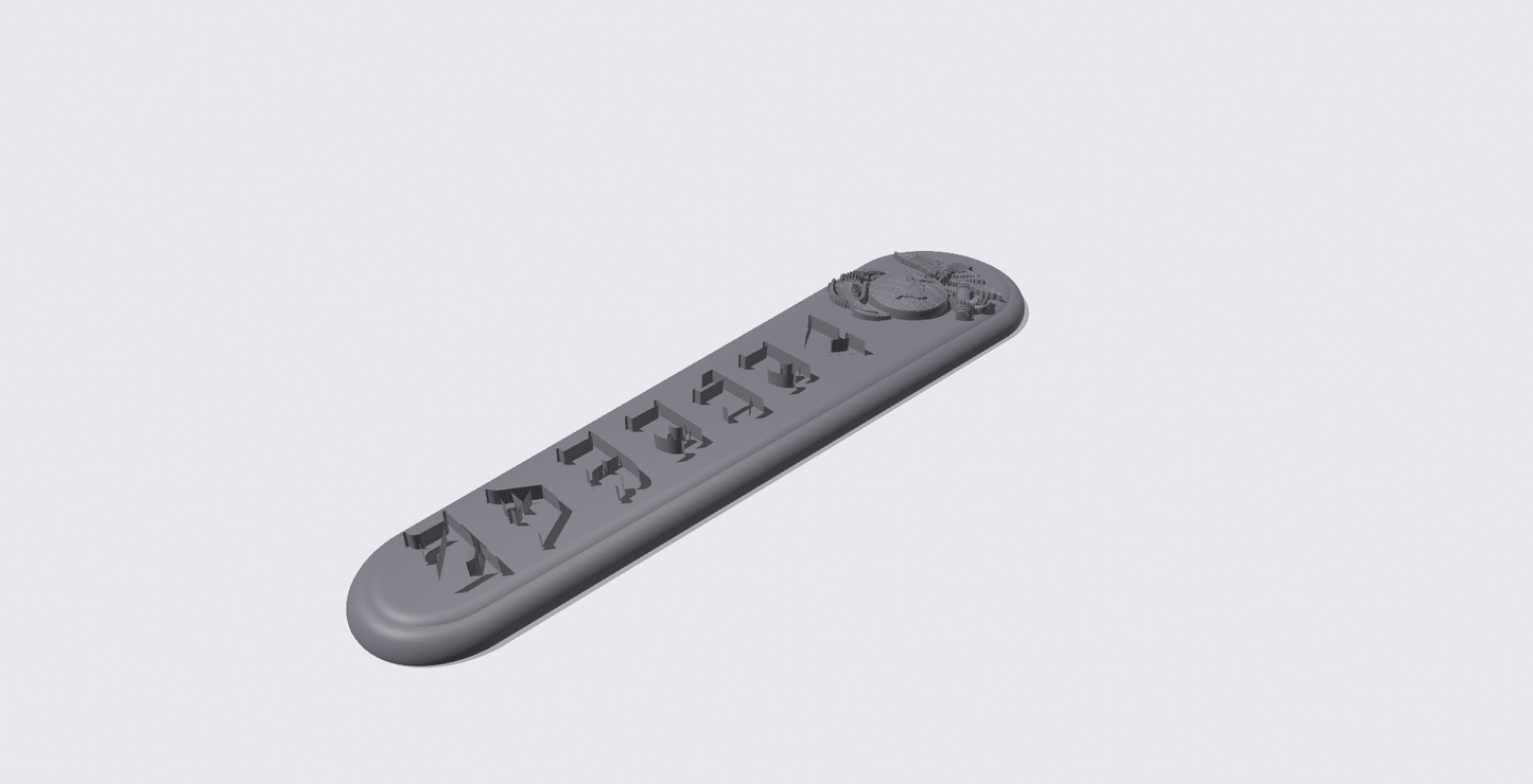 08+ touring console insert 3D USMC Veteran