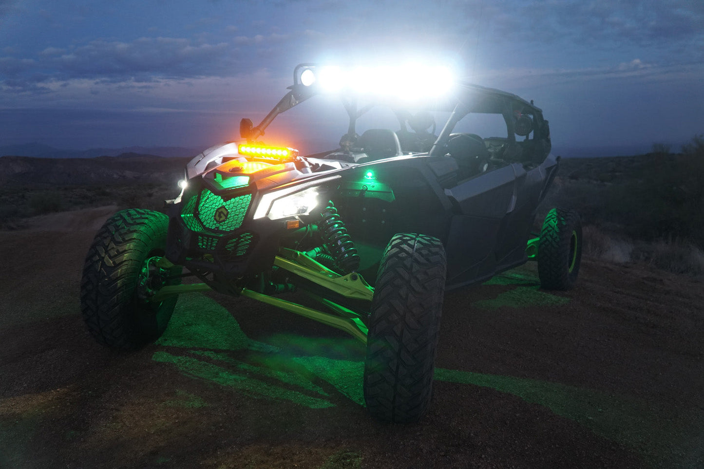 2017-2024 Can-Am Maverick X3 Shock Mount Bracket For 12" Light Bar