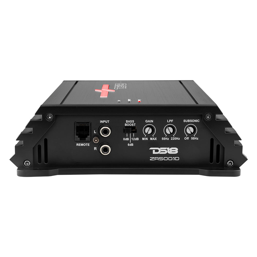 ZR 1-Channel Class D Amplifier 500 Watts Rms @ 1-Ohm