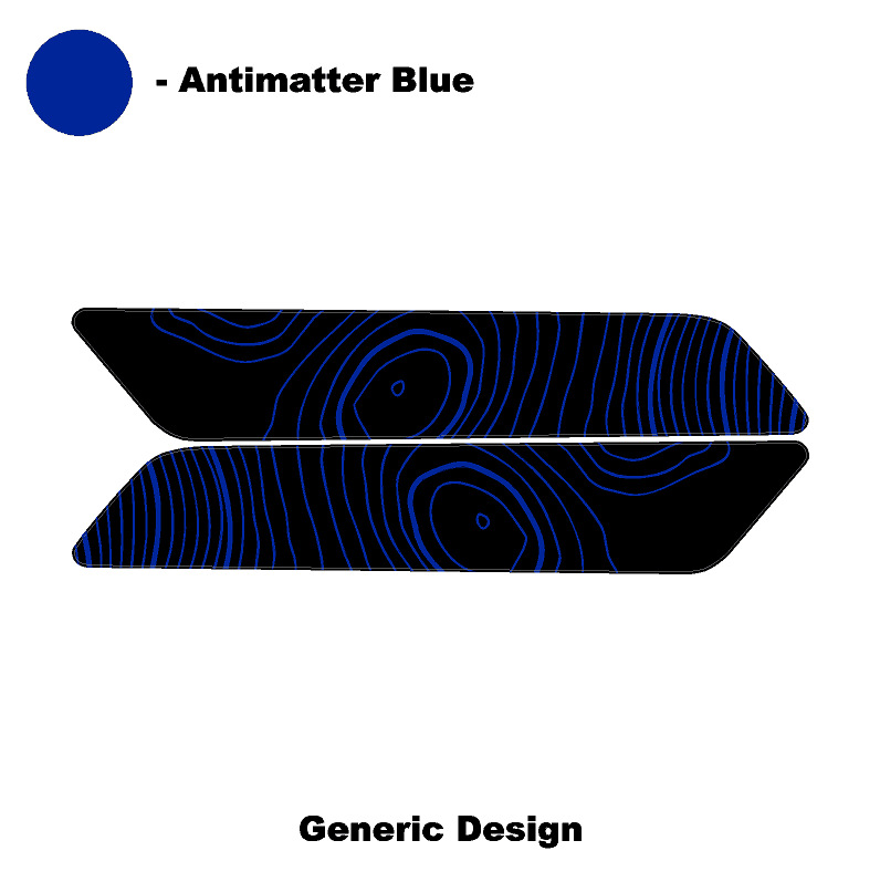 Topo Interior Front Door Grab Handle Overlay Kit (Printed + Laser Series) - 2021+ Bronco