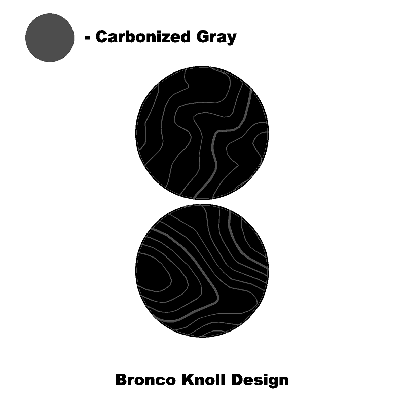 1966 Topographic Shifter Plate (Printed Series + Acrylic) - 2021+ Bronco