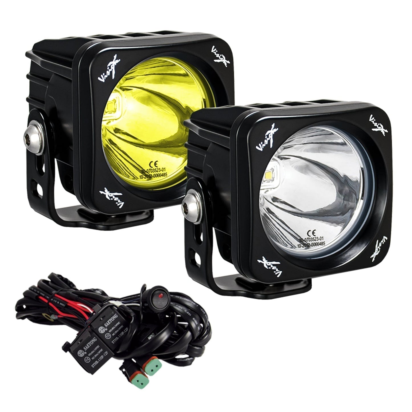 3" Square CG2 Single LED Light Cannon Kit