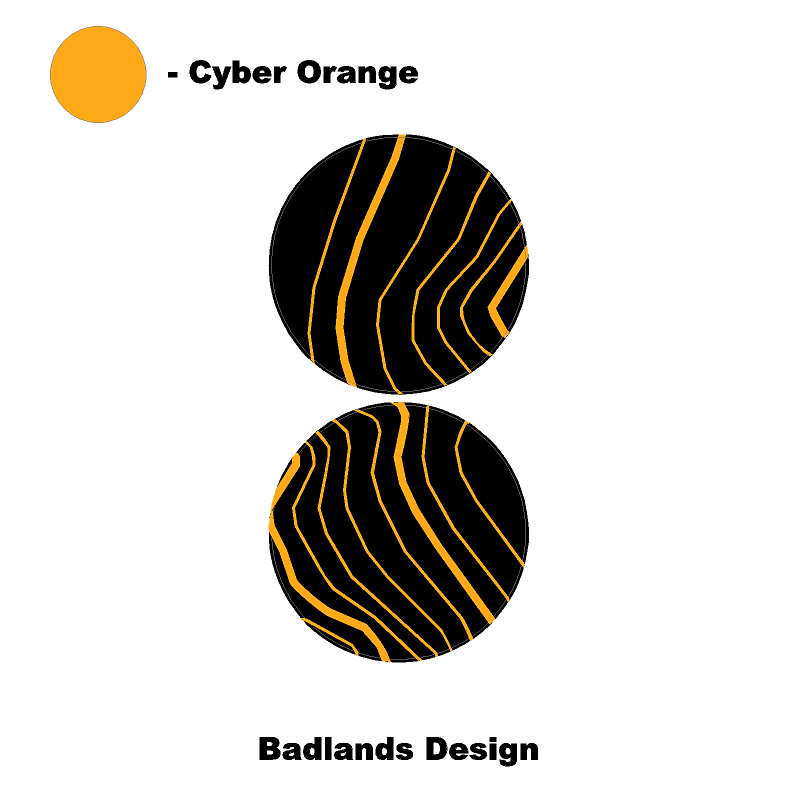 1966 Topographic Shifter Plate (Printed Series + Acrylic) - 2021+ Bronco