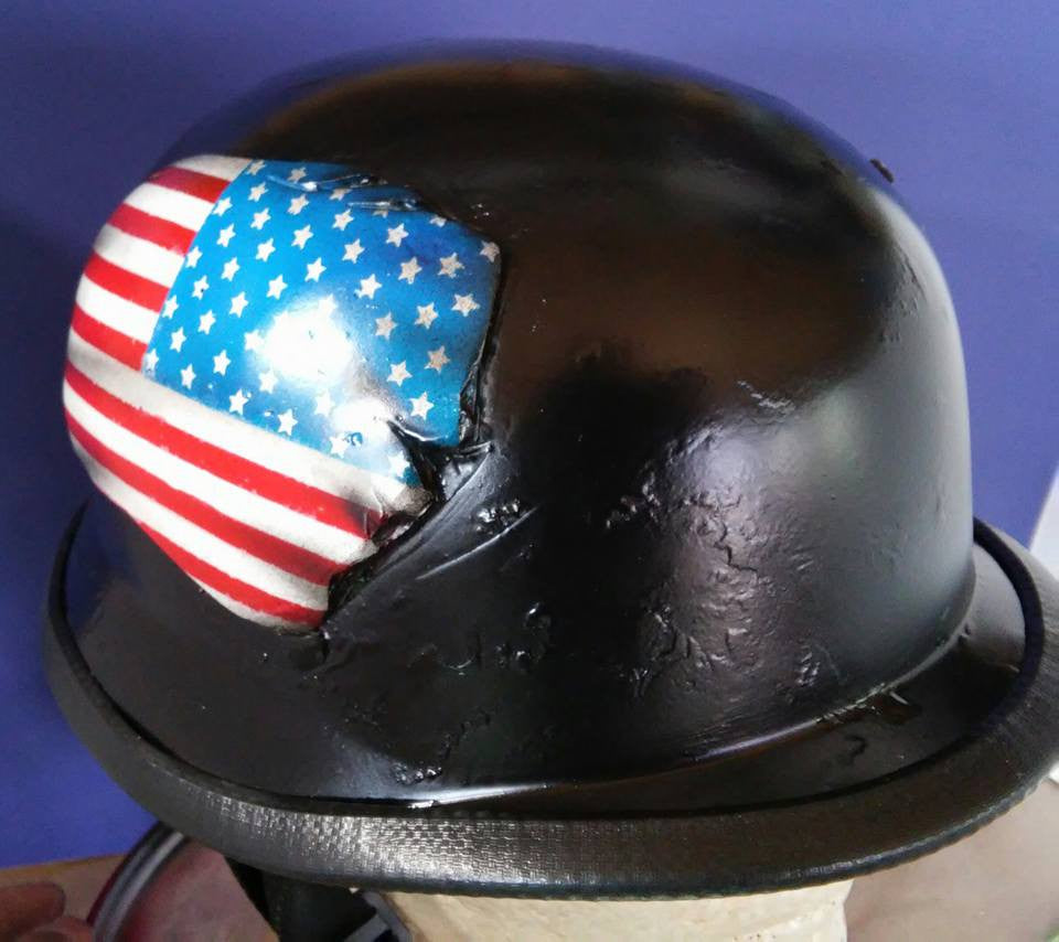 Harley helmet Dont Tread on Me