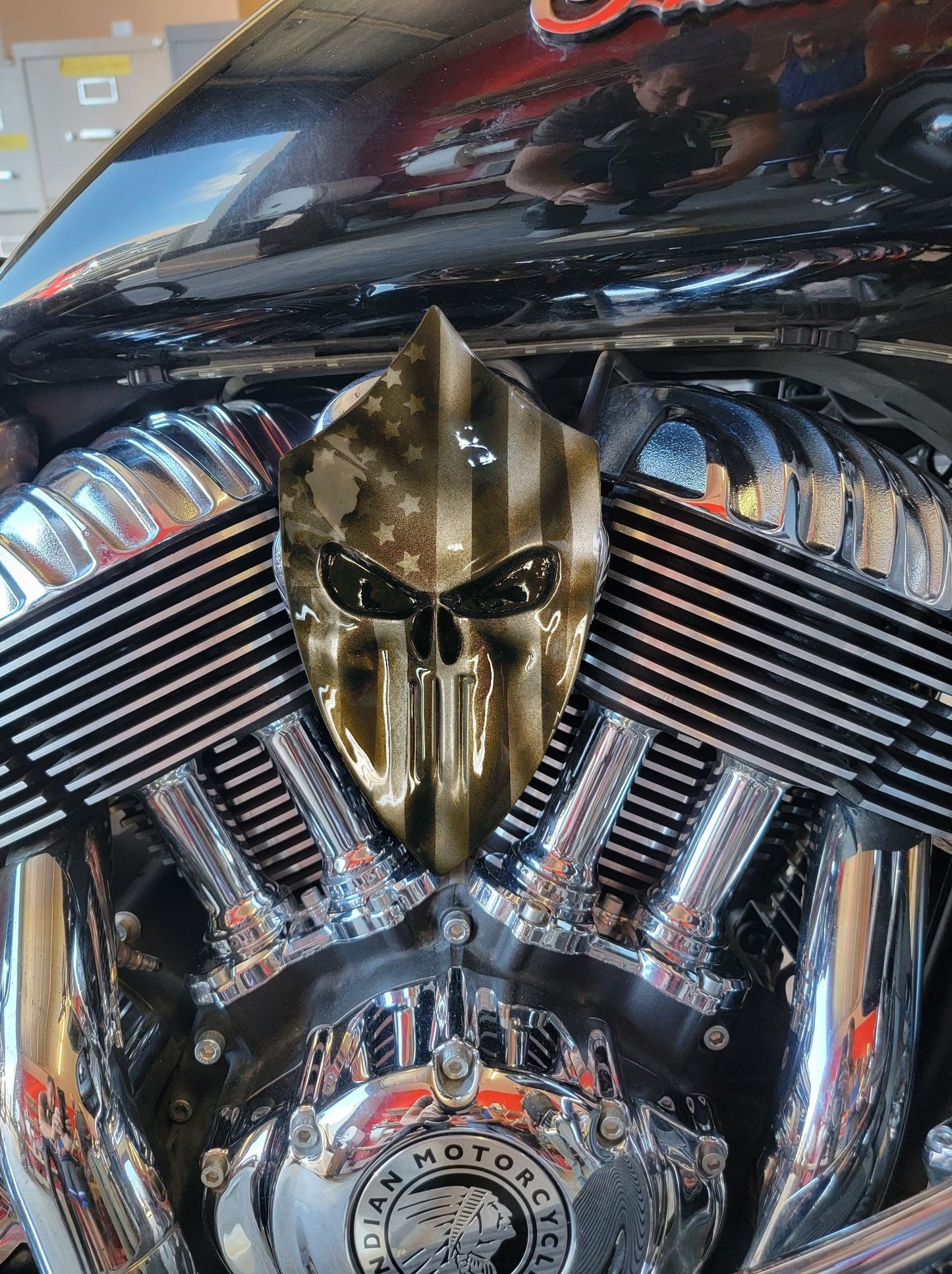 Indian Punisher flag Horn cover