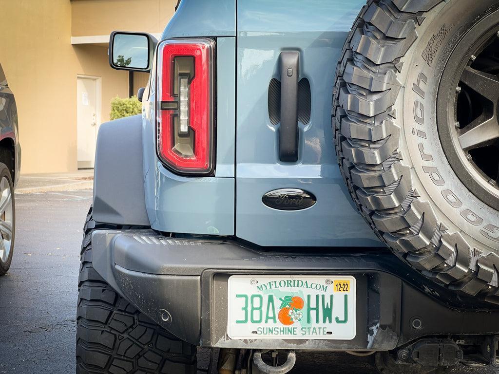 Ford Bronco Rear Oval Emblem Overlay (Tint or Solid) - 2021-2025 Bronco / Bronco Sport