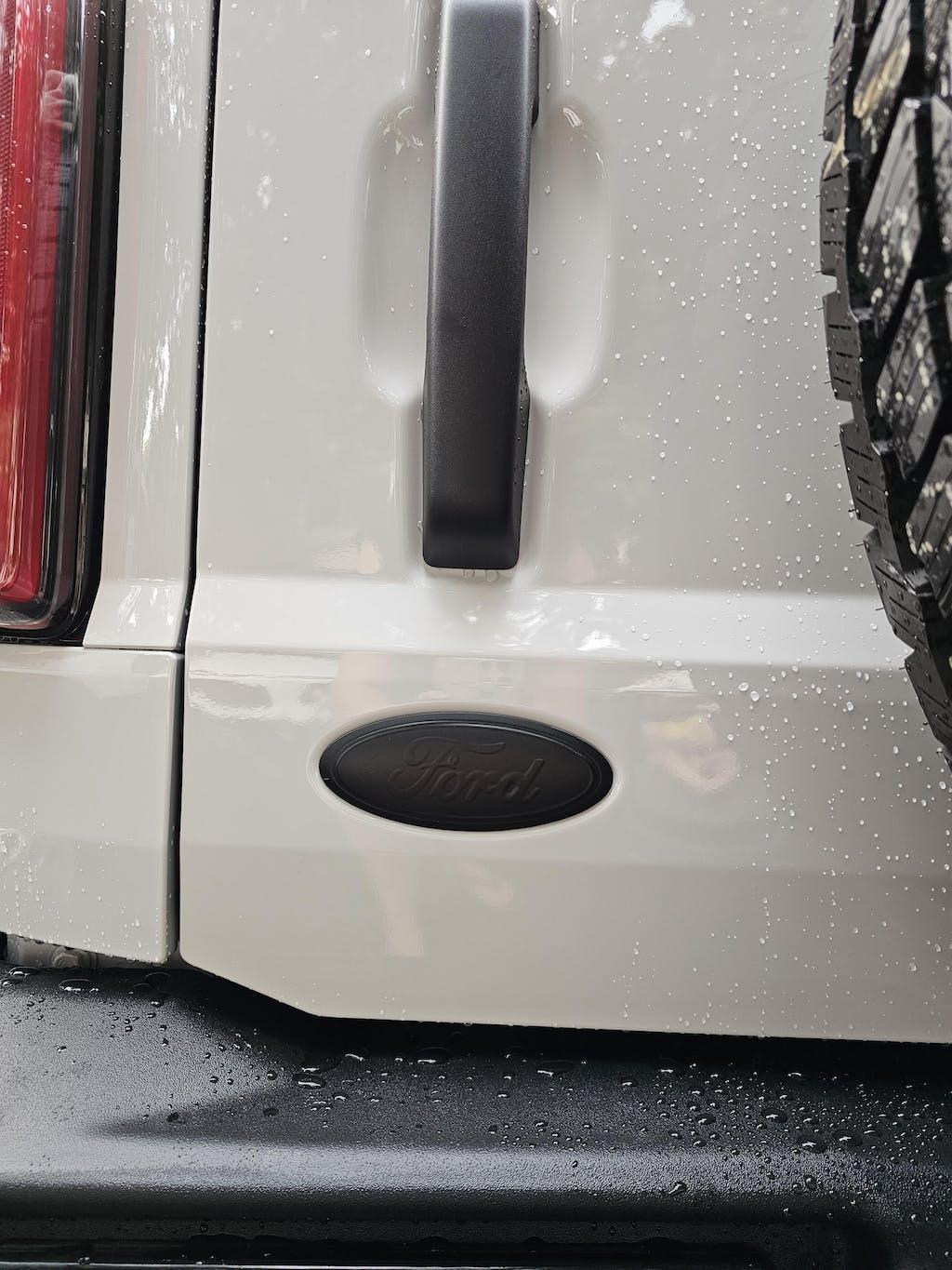 Ford Bronco Rear Oval Emblem Overlay (Tint or Solid) - 2021-2025 Bronco / Bronco Sport