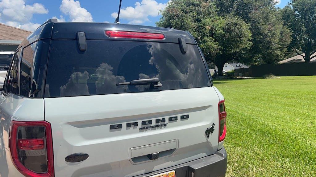 Ford Bronco Rear Oval Emblem Overlay (Tint or Solid) - 2021-2025 Bronco / Bronco Sport
