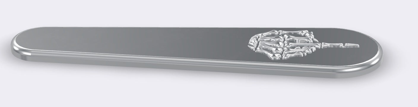 08+ touring console insert 3D middle finger