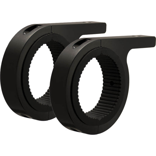 Pair of Black 3.00" Tube Frame Mounting Clamp (For M10 Mounting Bolt)