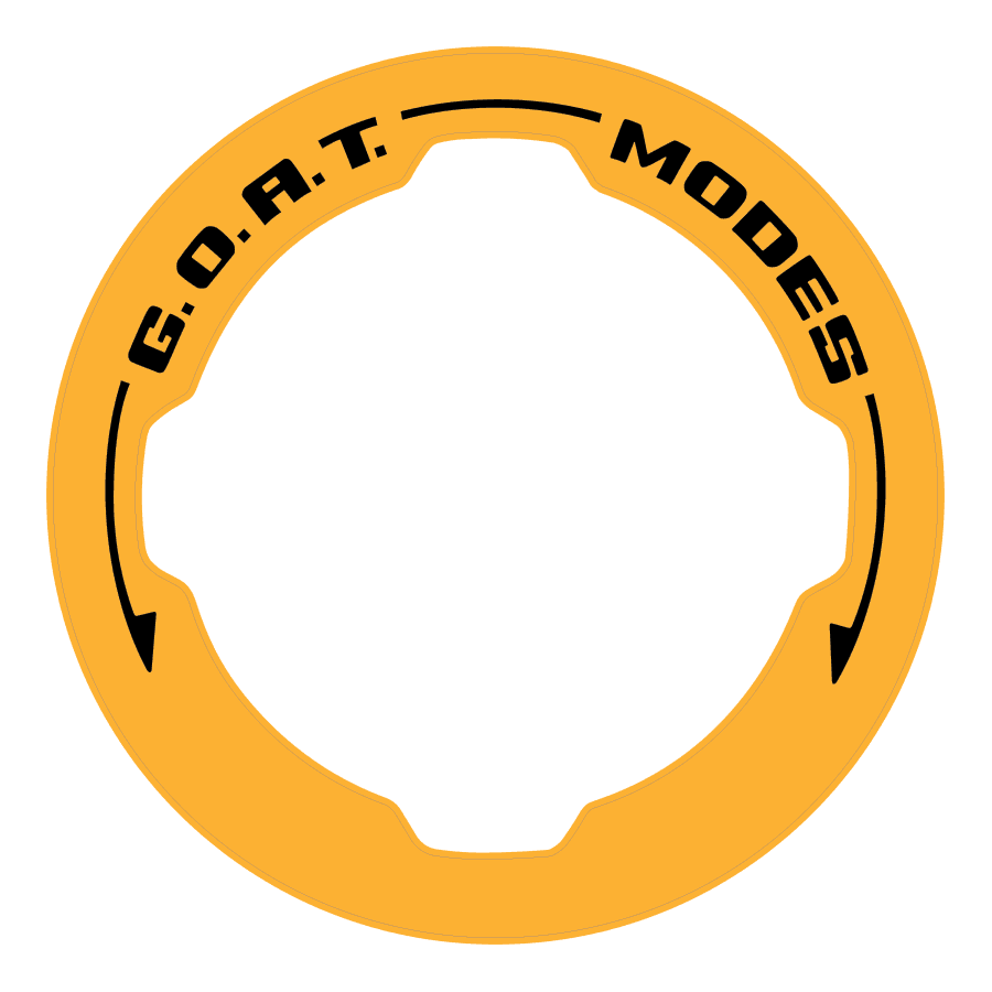 Printed Series GOAT Mode Dial Ring Overlay V2 - 2021+ Bronco