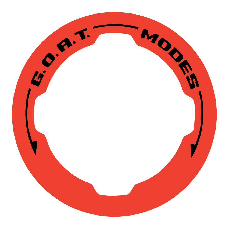 Printed Series GOAT Mode Dial Ring Overlay V2 - 2021+ Bronco