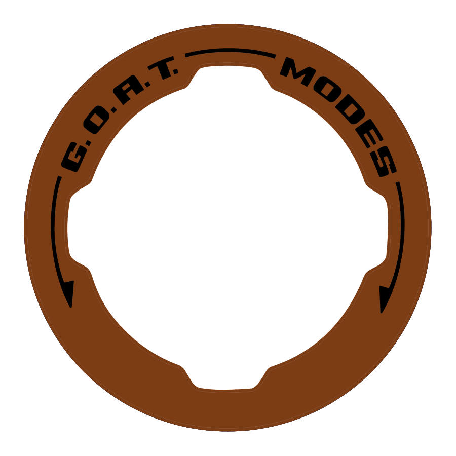 Printed Series GOAT Mode Dial Ring Overlay V2 - 2021+ Bronco