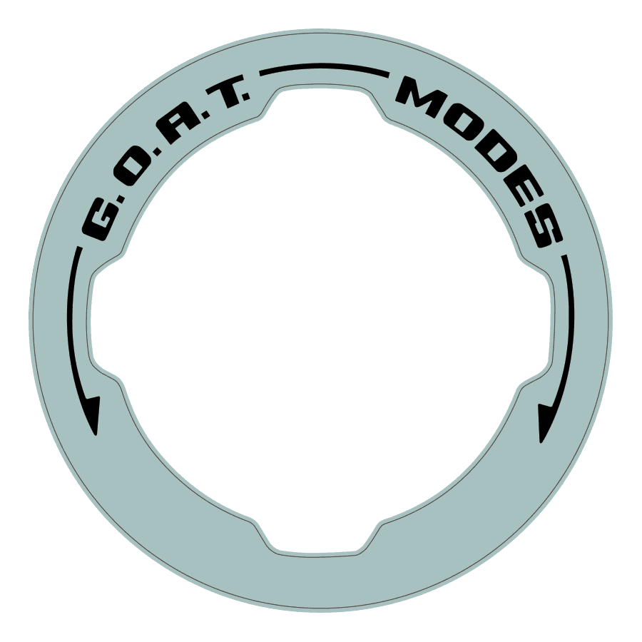 Printed Series GOAT Mode Dial Ring Overlay V2 - 2021+ Bronco