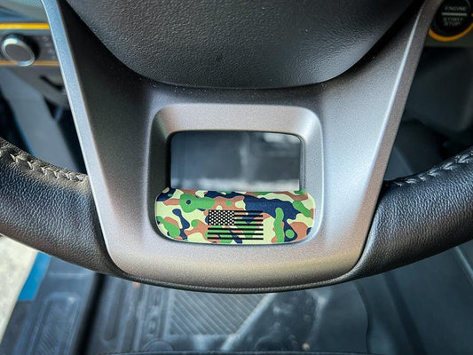 Printed Series Lower Steering Wheel Spoke Overlay - 2021+ Bronco