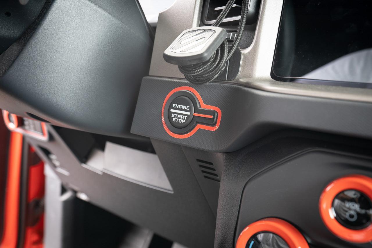 Push to Start Outline Overlay (Printed Series Vinyl) - 2021+ Bronco