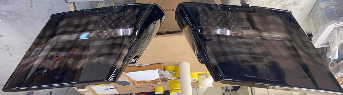 Punisher skull flag bags