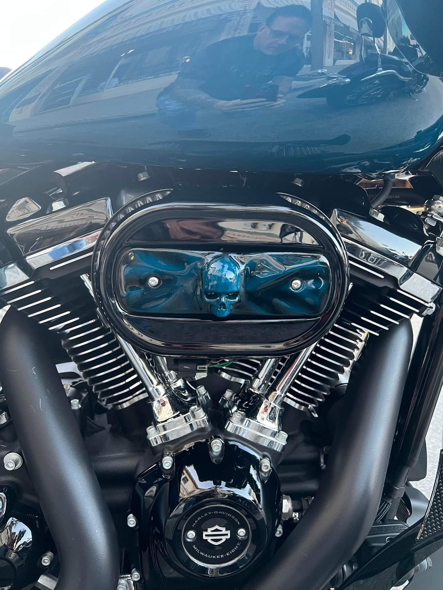 114 & 117 air cleaner insert 3D ancient skull