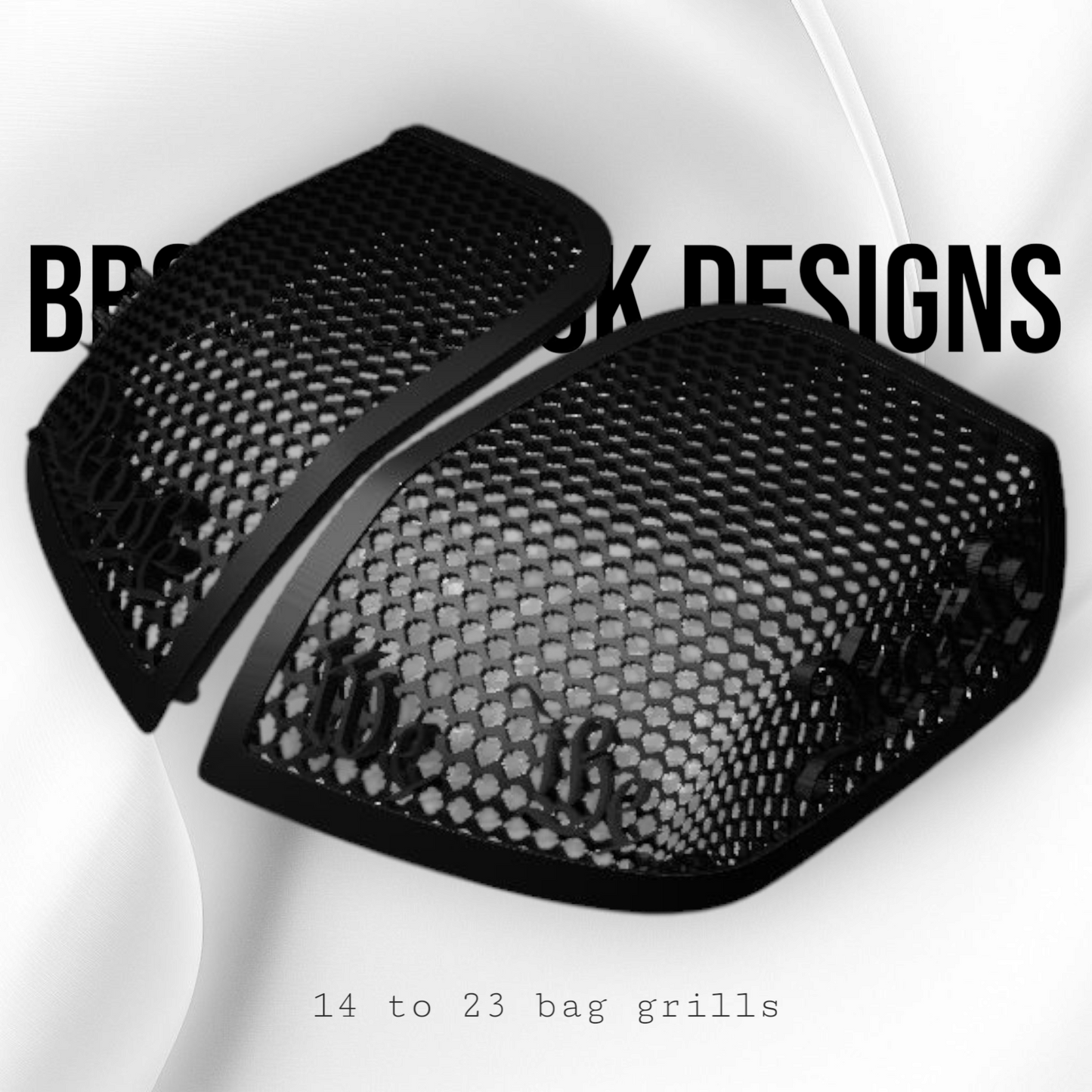 14-24 Harley Davidson bag lid Speaker Grill Cover We the People