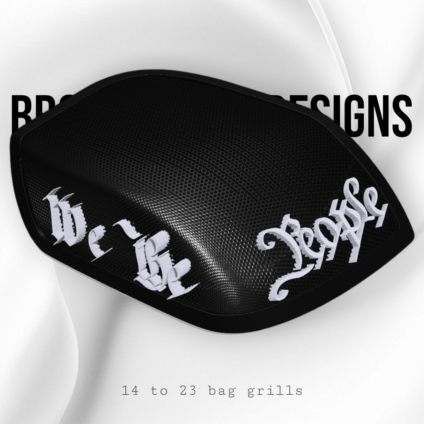 14-24 Harley Davidson bag lid Speaker Grill Cover We the People