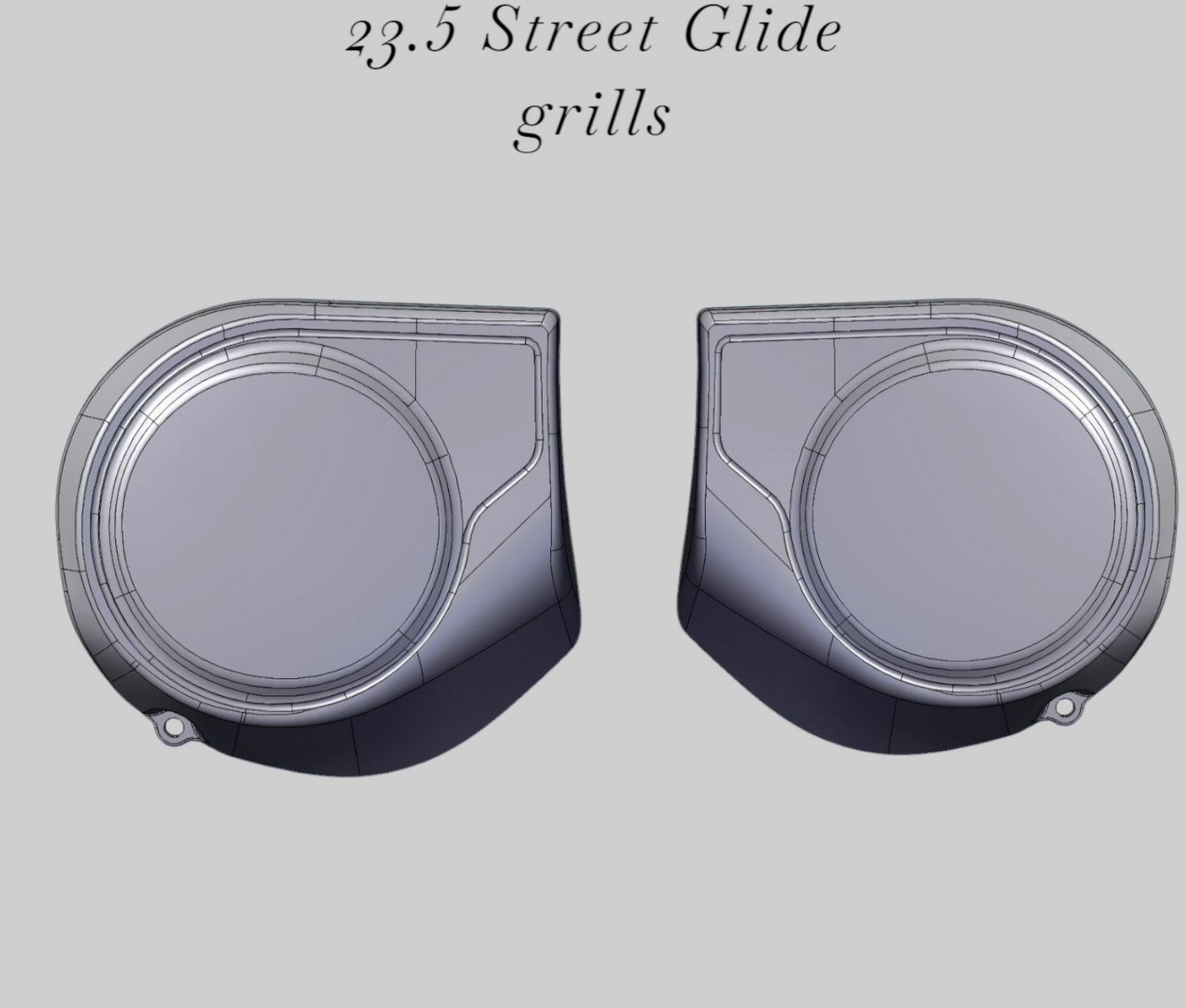97-25+ Harley inner Touring decorative speakers grill covers sets
