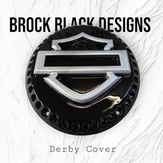 3D Shield themed riveted derby cover