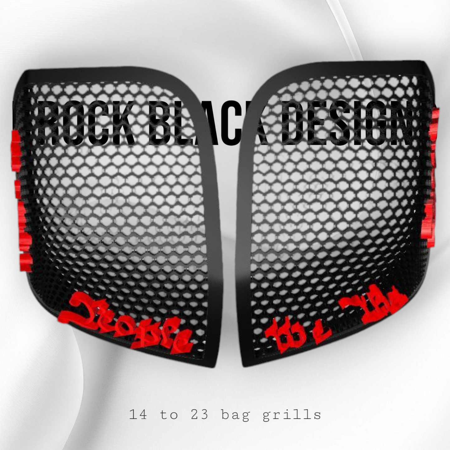 24+ Harley Davidson bag lid Speaker Grill Cover We the People